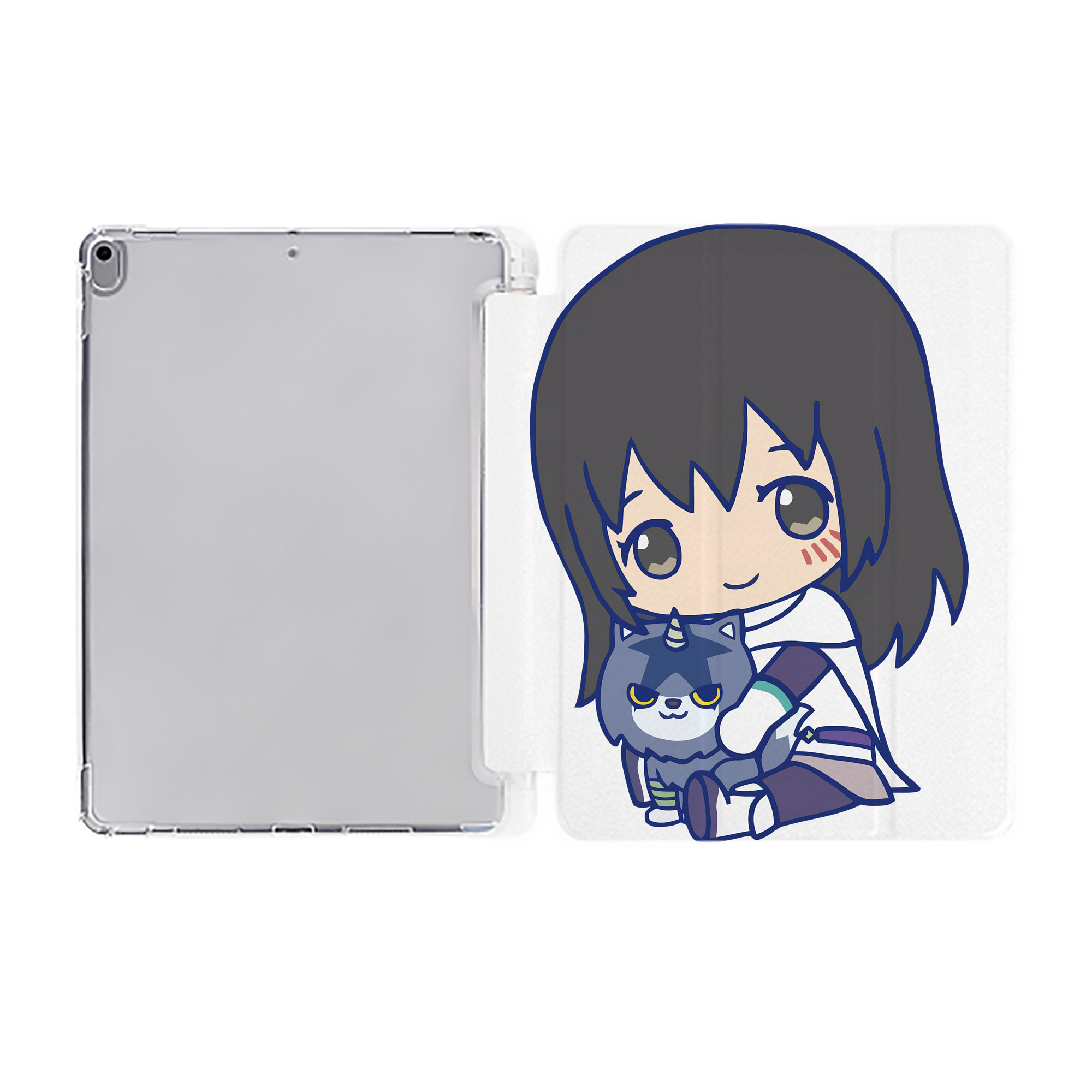 （画像用） 転スラ Regarding Reincarnated to Slime IPad ケース ペン収納付き 三つ折りスタンド PUレザー×シリコン 対応機種9.5/10.5/10.9インチ